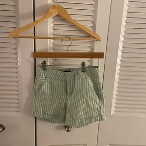 Francesca’s mint green stripe shorts